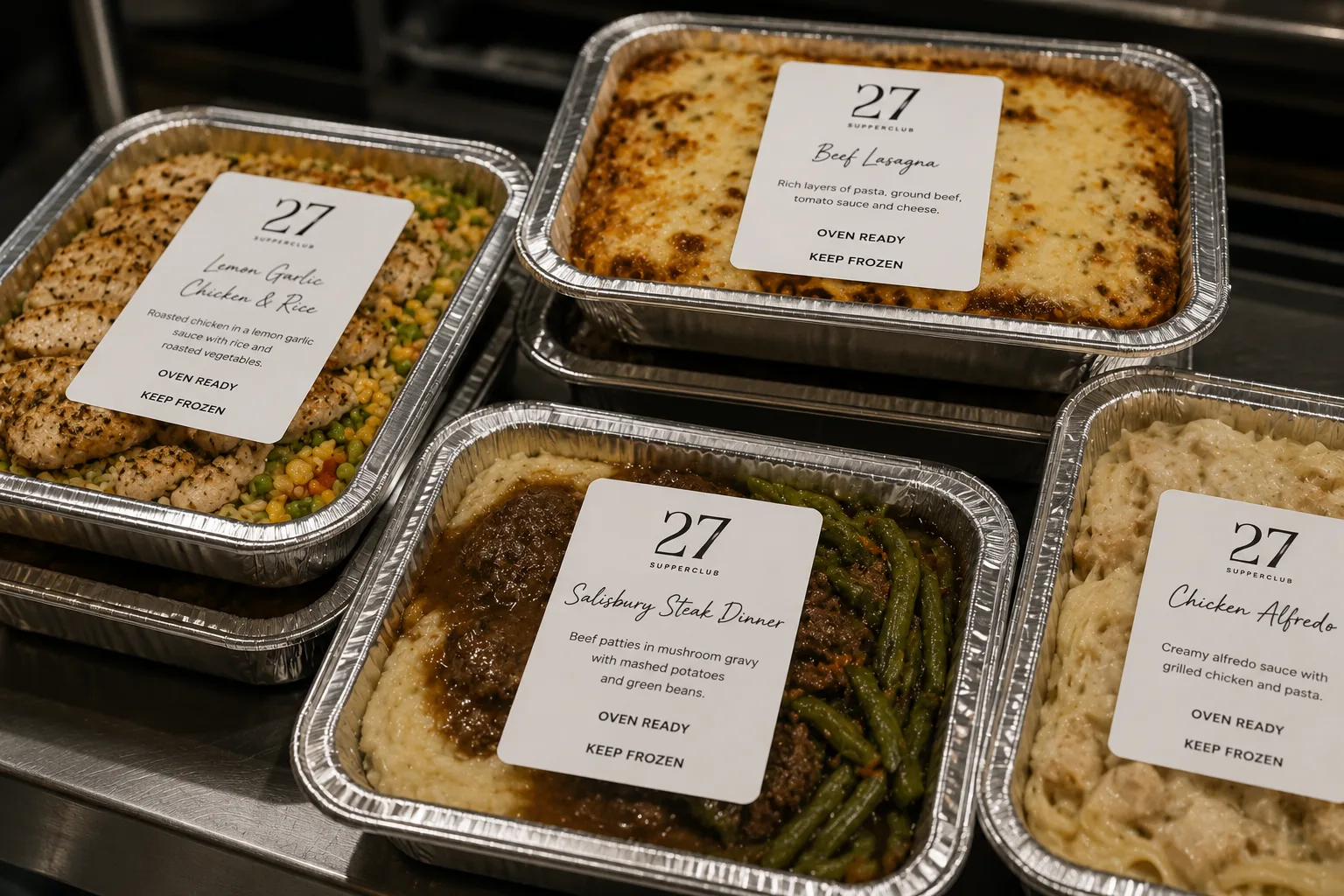 27supperclub frozen chef-prepared meals